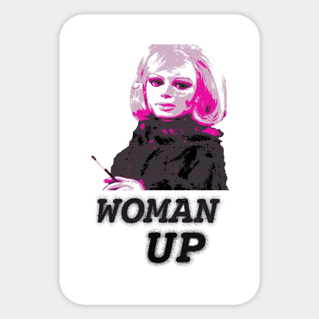 Woman Up - Lady Penelope - Thunderbirds Sticker by SmallPotatoes